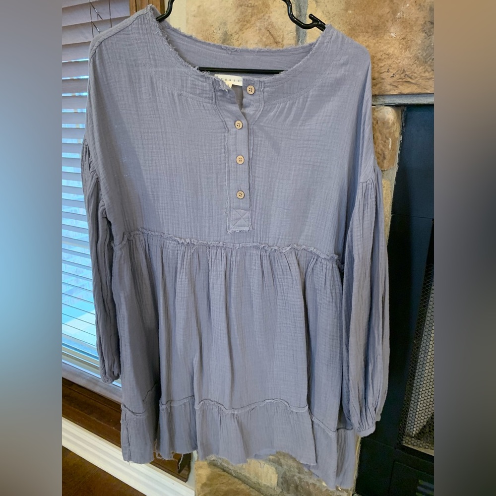 Long Sleeve Short Dress. It’s lined also